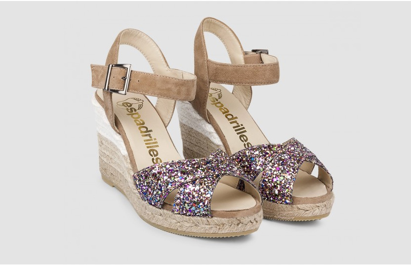 negozio-Espadrilles-sandalo-glitter-multicolor